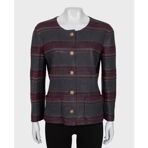 NWOT Chanel Dallas Cashmere Collarless Jacket - FR46/3XL